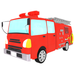 消防車のイラスト