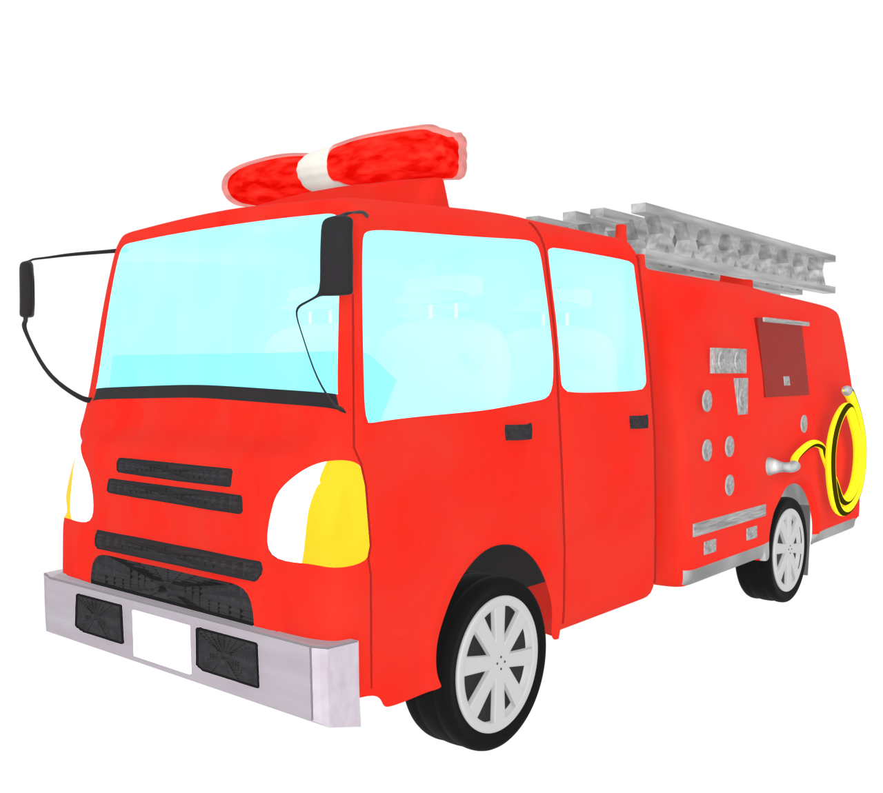 消防車のイラスト