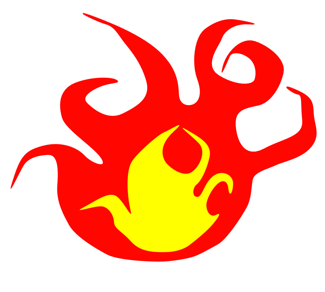 火・炎のマーク