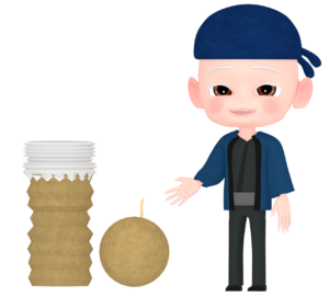 花火師のイラスト