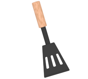 フライ返しのイラスト
