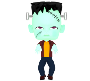 フランケンシュタインのイラスト