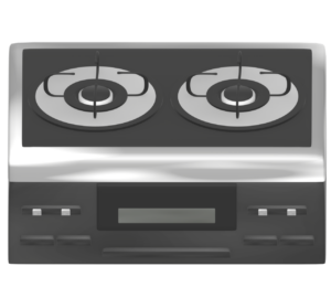 ガスコンロのイラスト