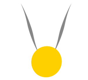 金メダルのイラスト