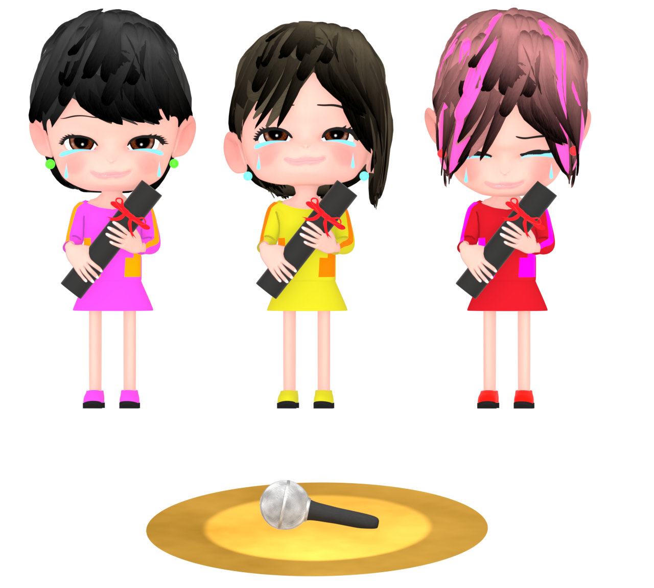 卒業をするアイドルのイラスト 12 卒業をするアイドルのイラスト