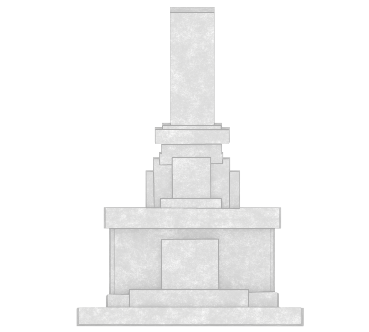 お墓のイラスト