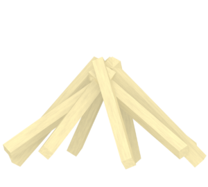 迎え火と送り火のイラスト（火なし）