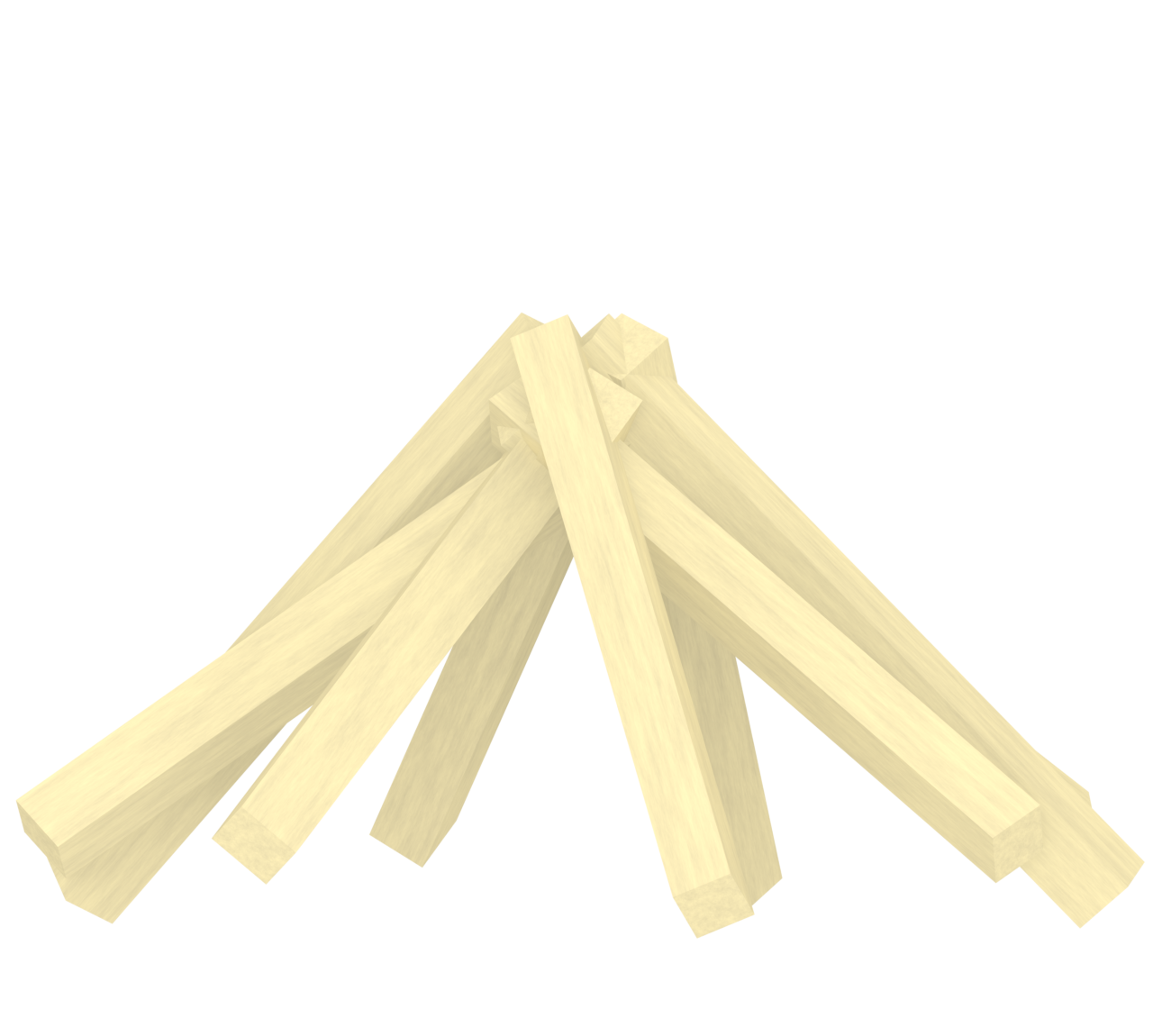 迎え火と送り火のイラスト（火なし）