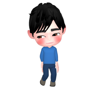 後ろめたい男性のイラスト