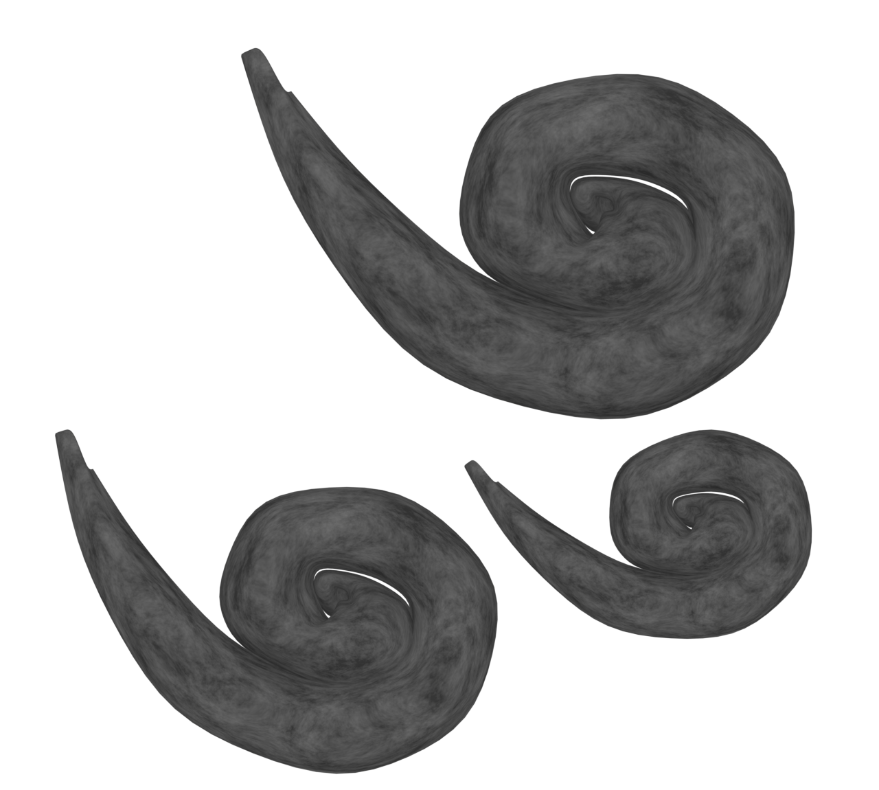 突風のイラスト