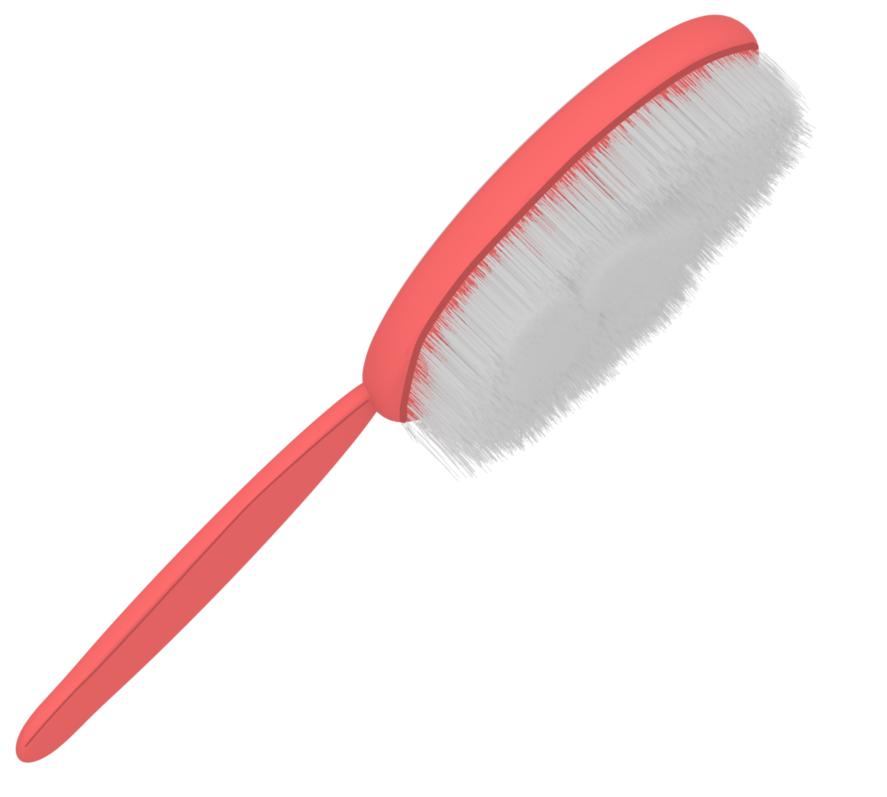 ヘアブラシのイラスト