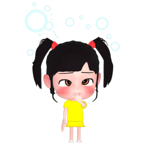 寝ぼける眠たい女の子のイラスト