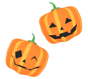 ハロウィンの可愛いパンプキンのイラスト