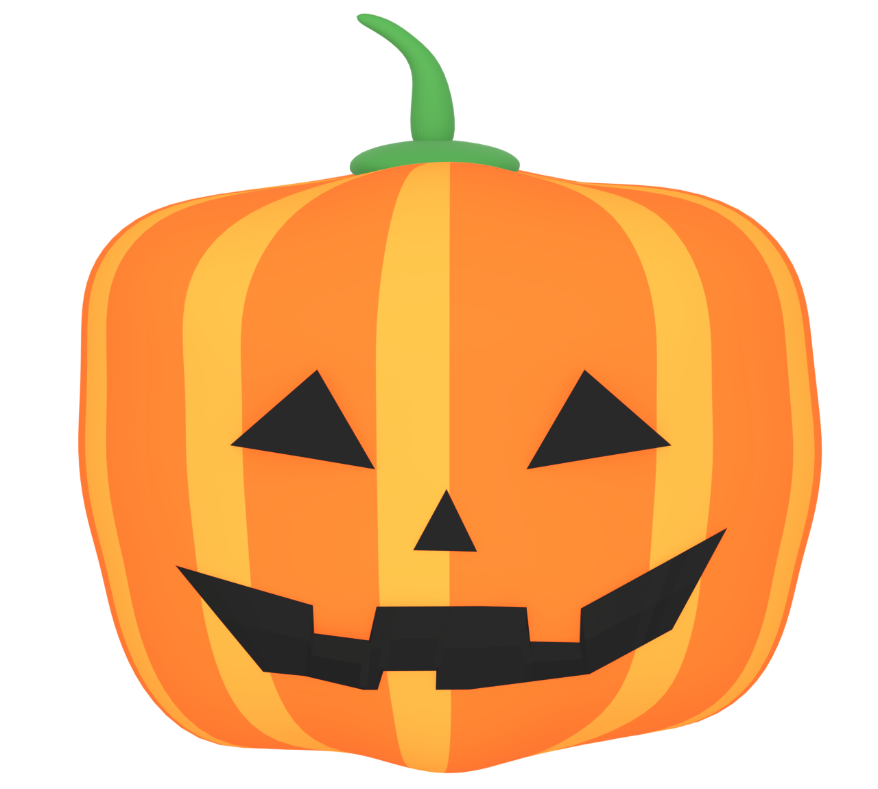 ハロウィンのかぼちゃのイラスト