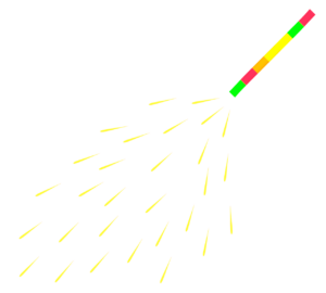 手持ち花火のイラスト