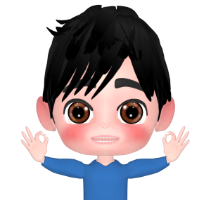 手で数字の「０」を伝える男性のイラスト