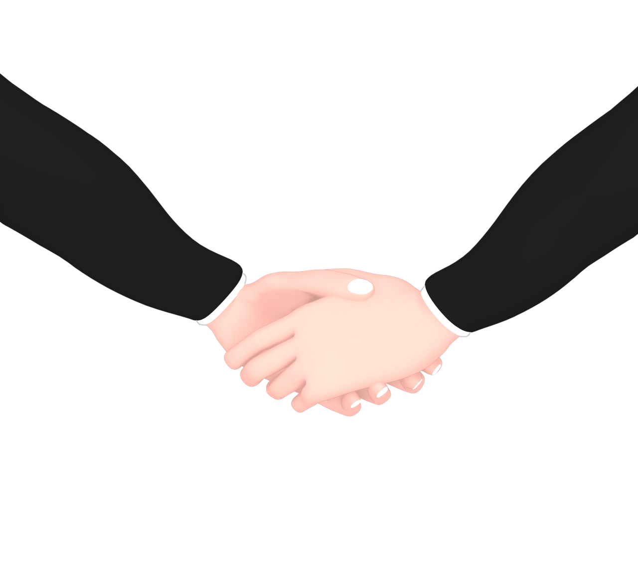 握手をする人の手のイラスト 6 握手をする人の手のイラスト