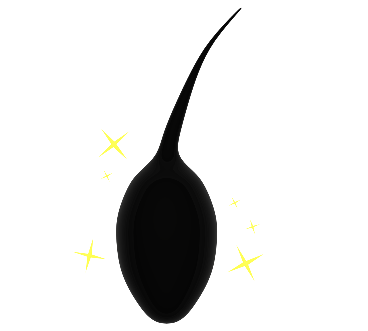健康な髪の毛のイラスト