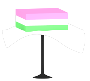 ひな祭りの飾り「菱餅」のイラスト