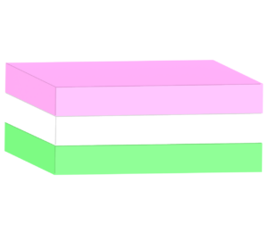 ひな祭りの菱餅のイラスト