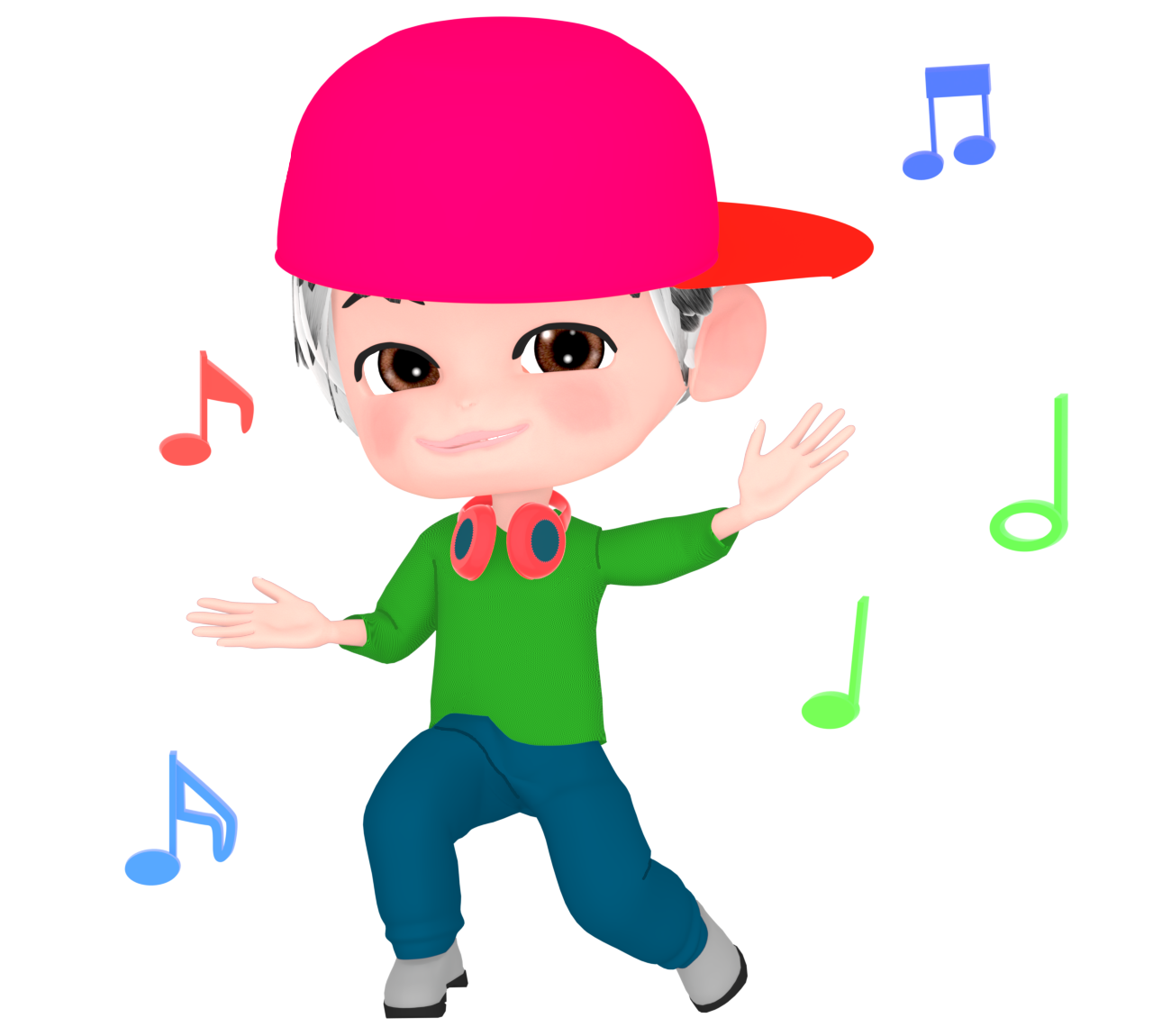 ヒップホップダンスをする男性のイラスト 13 ヒップホップダンスをする男性のイラスト