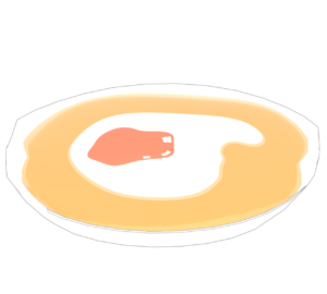温泉卵のイラスト