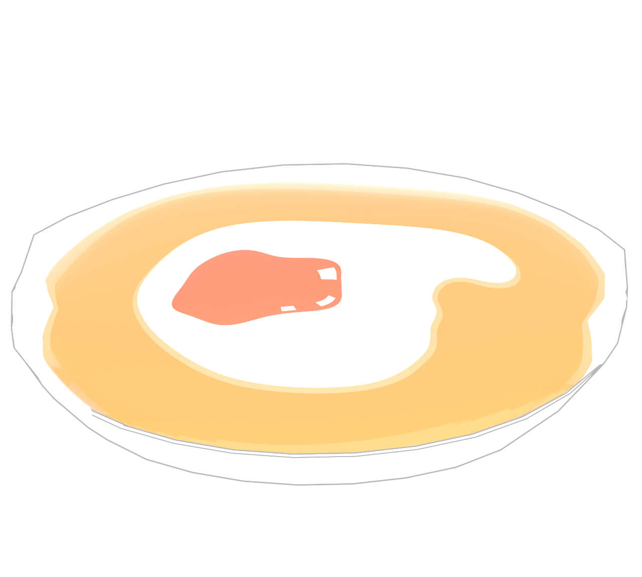 温泉卵のイラスト