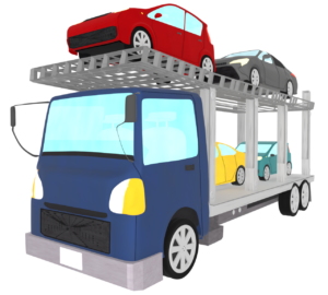 車載専用車のイラスト