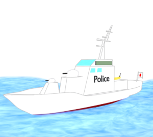 海上保安庁巡視船のイラスト