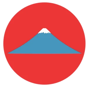 日本の富士山のイラスト