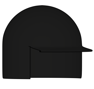 ジェット型ヘルメットのイラスト