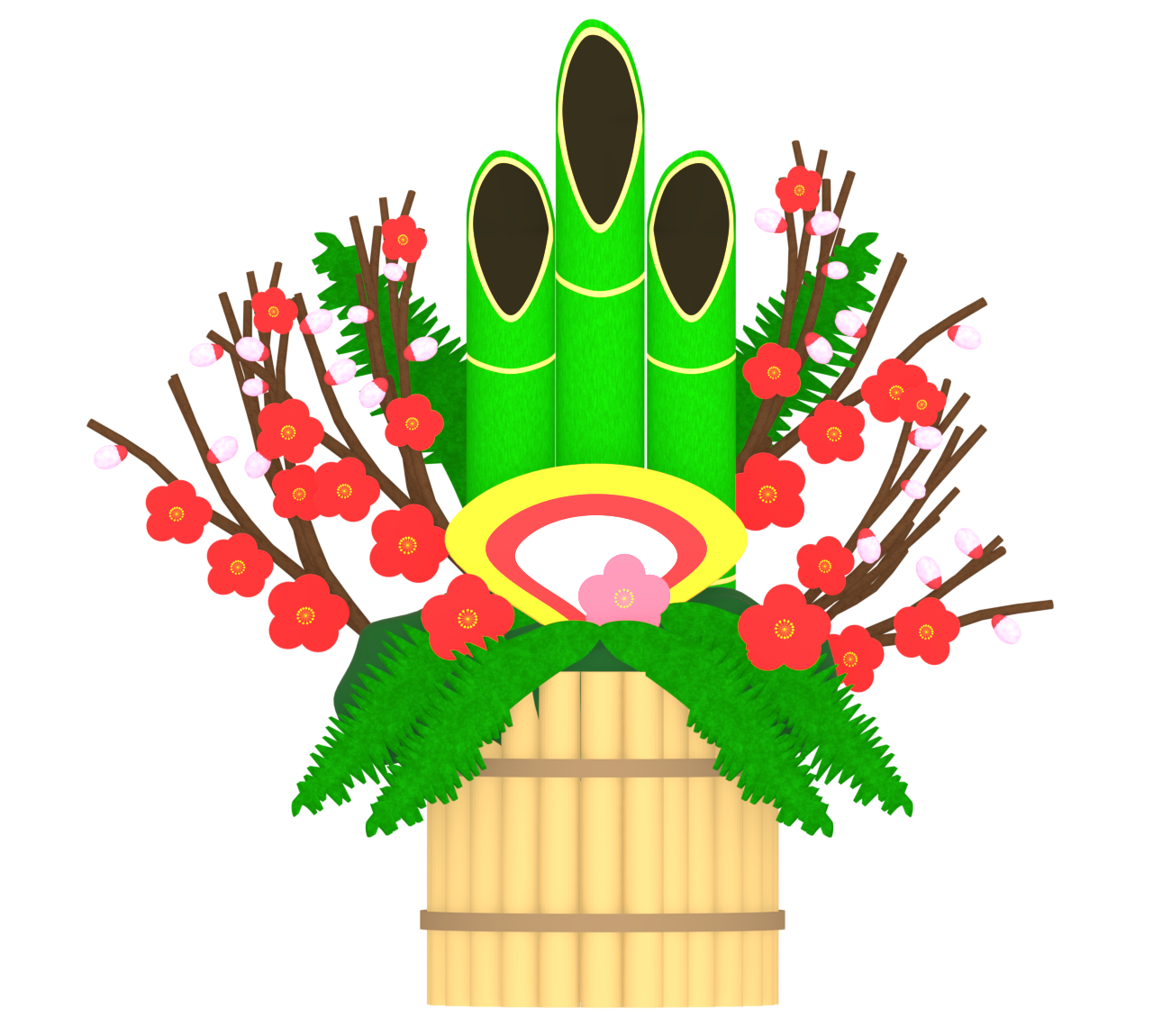 門松のイラスト