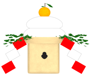 鏡餅のイラスト