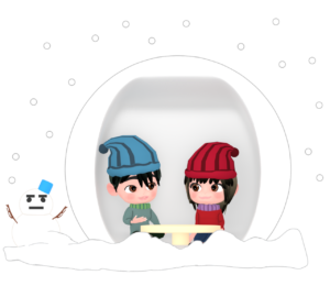 かまくらのイラスト