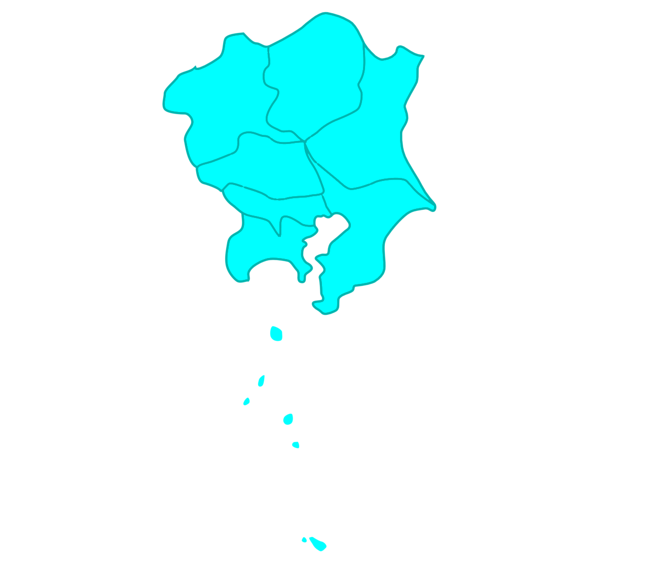 関東地方のイラスト