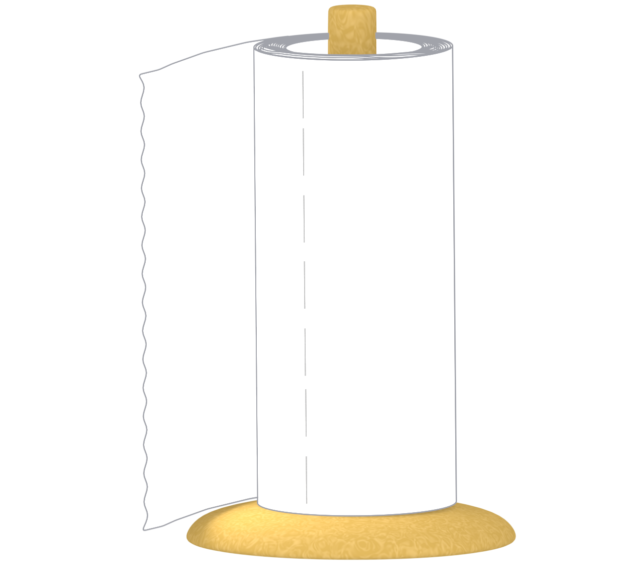 キッチンペーパーホルダーのイラスト