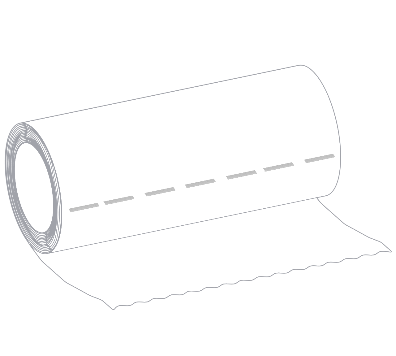 キッチンペーパーのイラスト