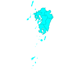 九州地方のイラスト