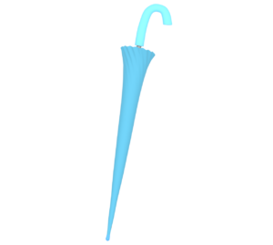 閉じた傘のイラスト