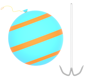 可愛いヨーヨーのイラスト