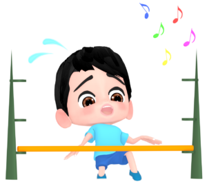 リンボーダンスのイラスト