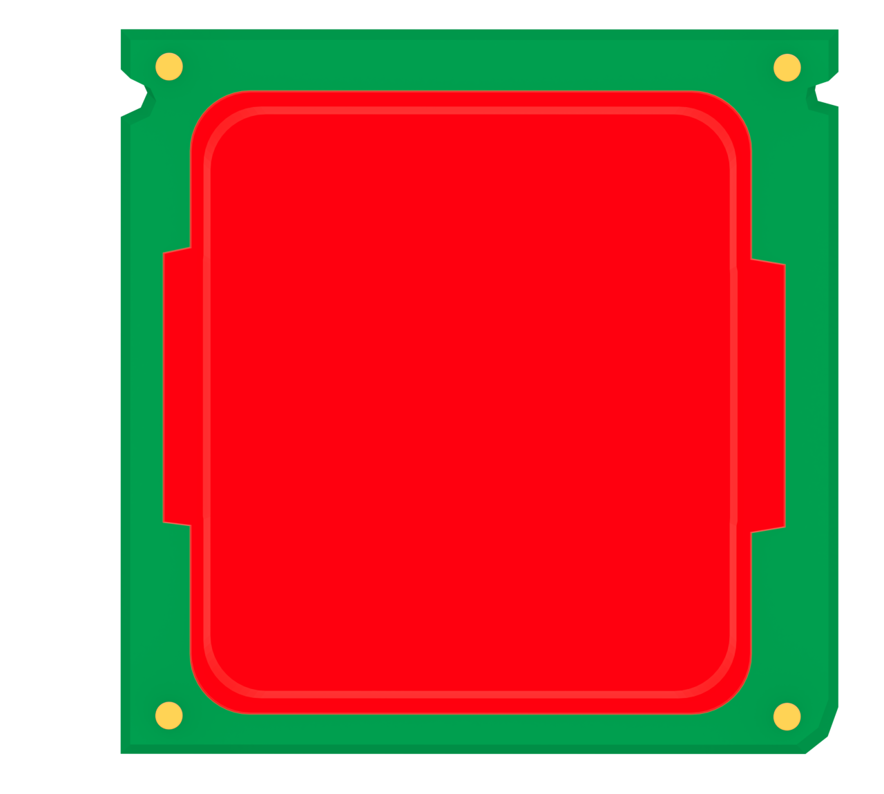 負荷がかかるCPUのイラスト 6 負荷がかかるCPUのイラスト