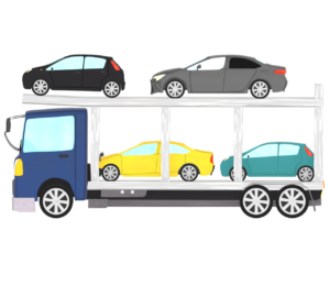 積載車のイラスト