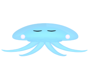 ゆるいクラゲのイラスト