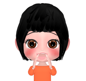 声を出して応援する女性のイラスト