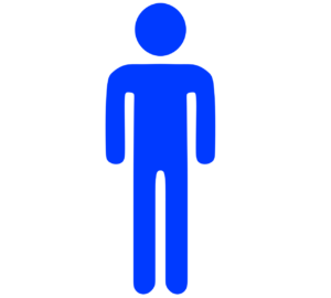 男性のマーク