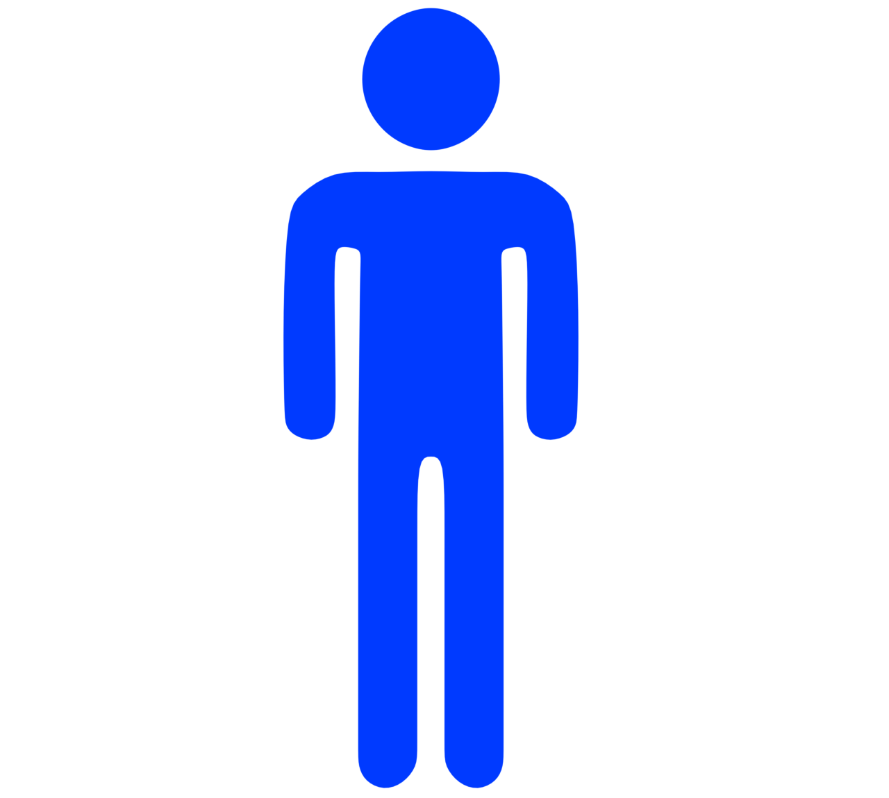 男性のマーク