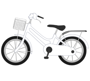 ママチャリのイラスト