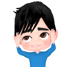 頭を抱える男性のイラスト