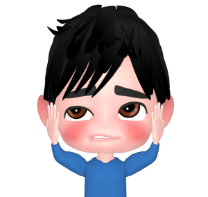 頭を抱える男性のイラスト